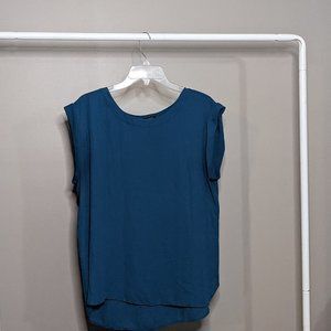 Ann Taylor Large Teal Blouse